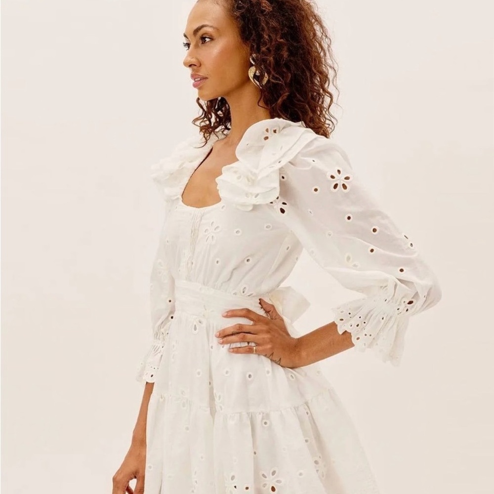 For Love & Lemons Serena Mini Dress (Size Small) - Picture 3 of 6